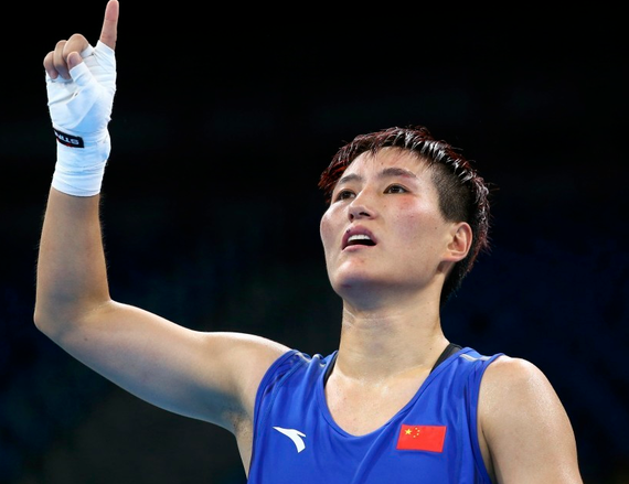 印度拳击选手一路过关斩将，成功晋级